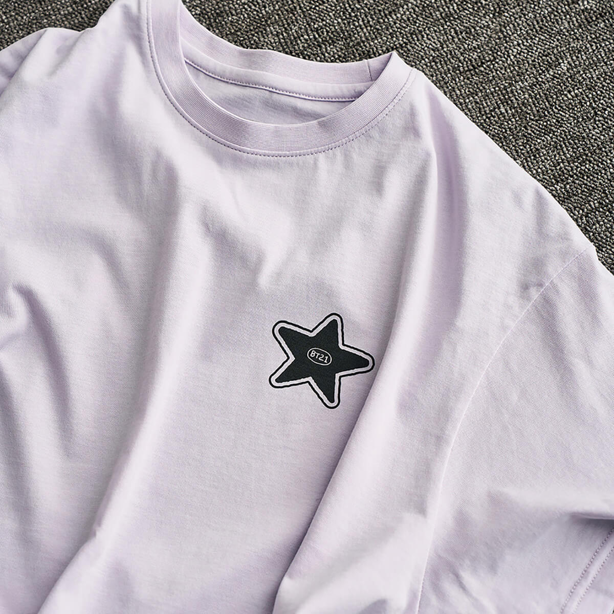 BT21 LA City Edition T-Shirt Purple - Image 2