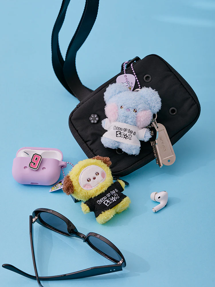 BT21 mini minini Band Plush Keyring - Image 4