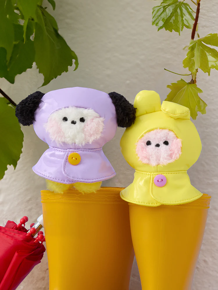 BT21 mini minini Rainy Day Plush Keyring - Image 3