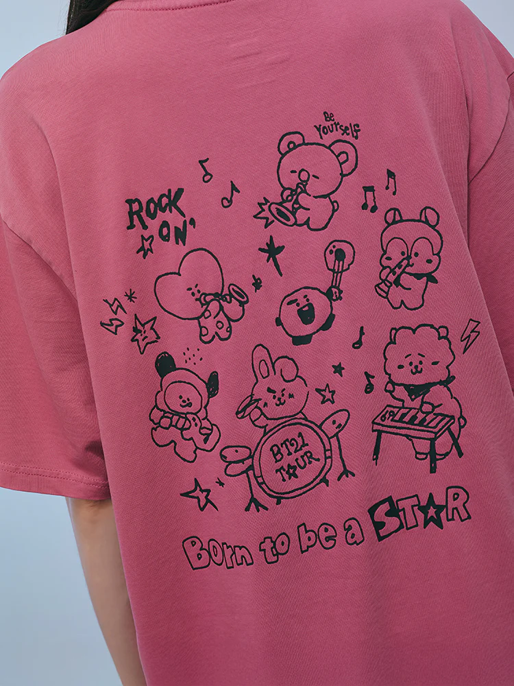 BT21 minini Band T-Shirt - Image 11