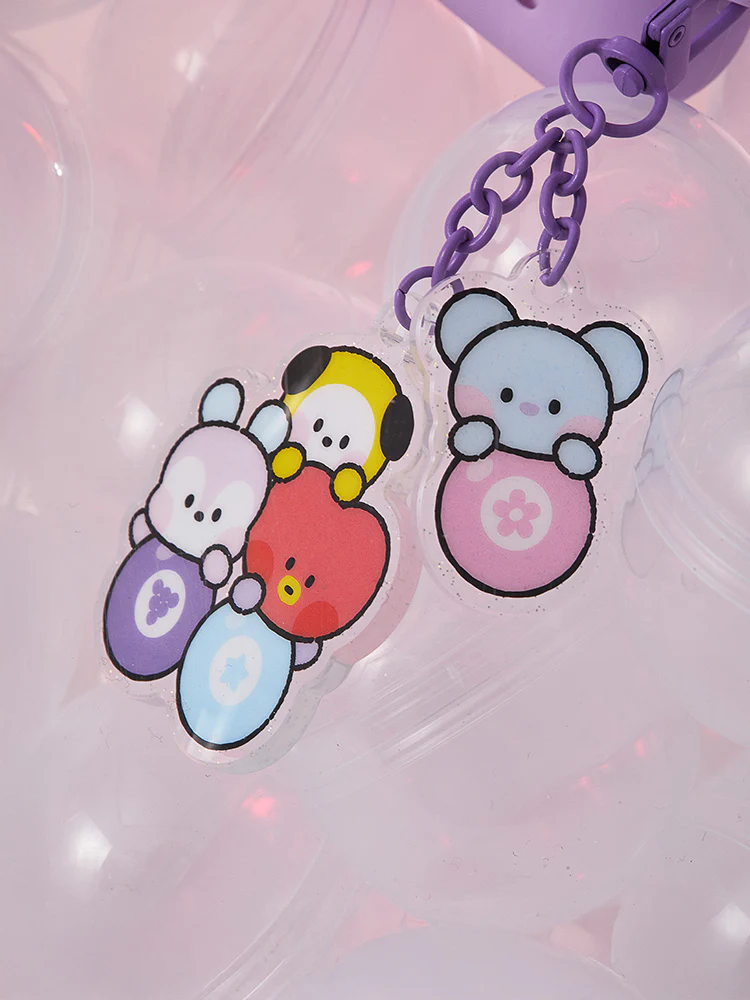 BT21 minini Lucky Gatcha Acrylic Keyring - Image 4