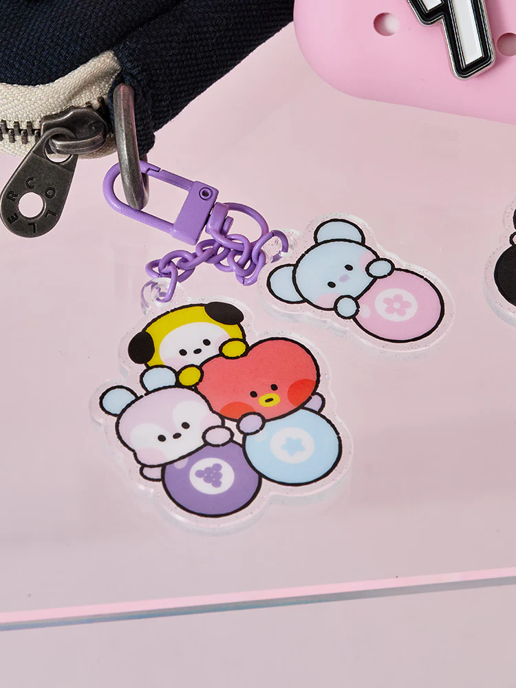 BT21 minini Lucky Gatcha Acrylic Keyring - Image 5