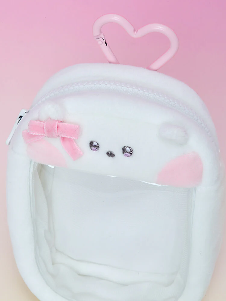 BT21 minini Ribboned U Clear Window Bag Charm Pouch - Image 10