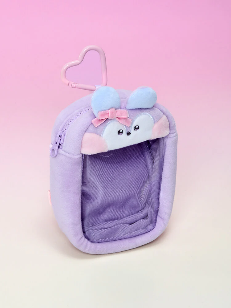 BT21 minini Ribboned U Clear Window Bag Charm Pouch - Image 19