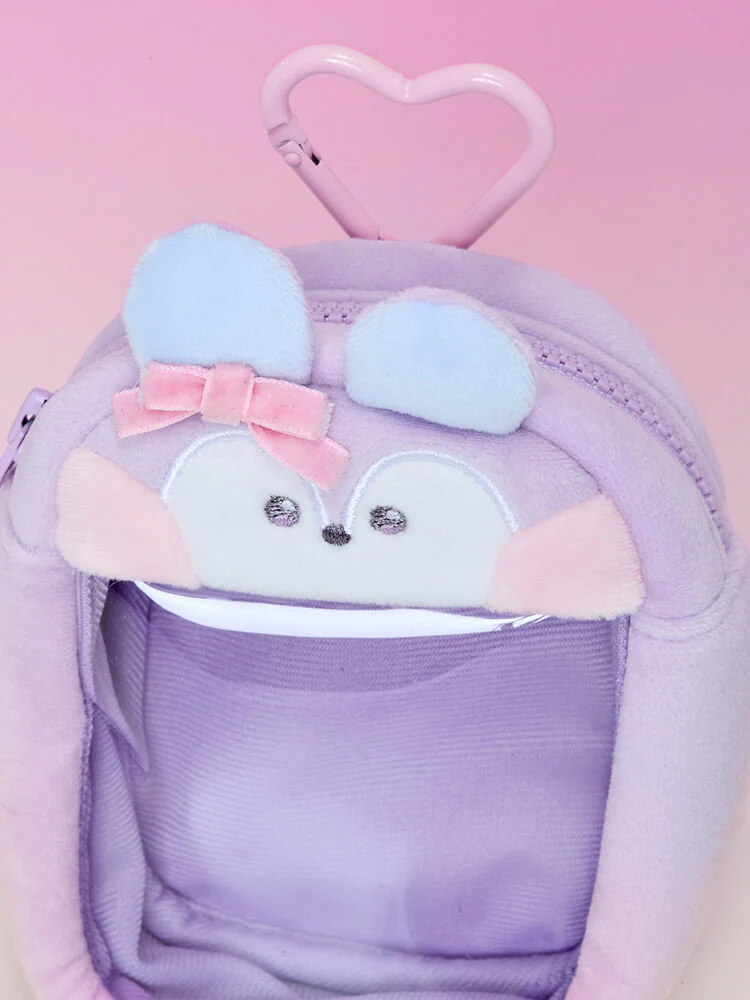BT21 minini Ribboned U Clear Window Bag Charm Pouch - Image 22