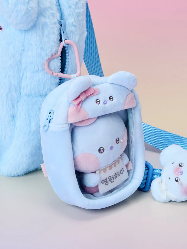 BT21 minini Ribboned U Clear Window Bag Charm Pouch - Image 29