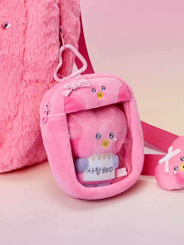 BT21 minini Ribboned U Clear Window Bag Charm Pouch - Image 5