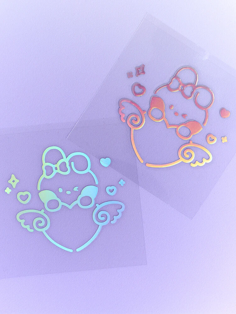BT21 minini Ribboned U Hologram Sticker - Image 11