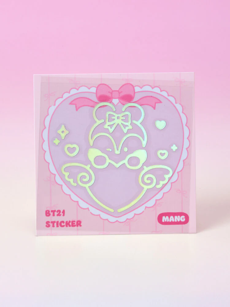 BT21 minini Ribboned U Hologram Sticker - Image 12