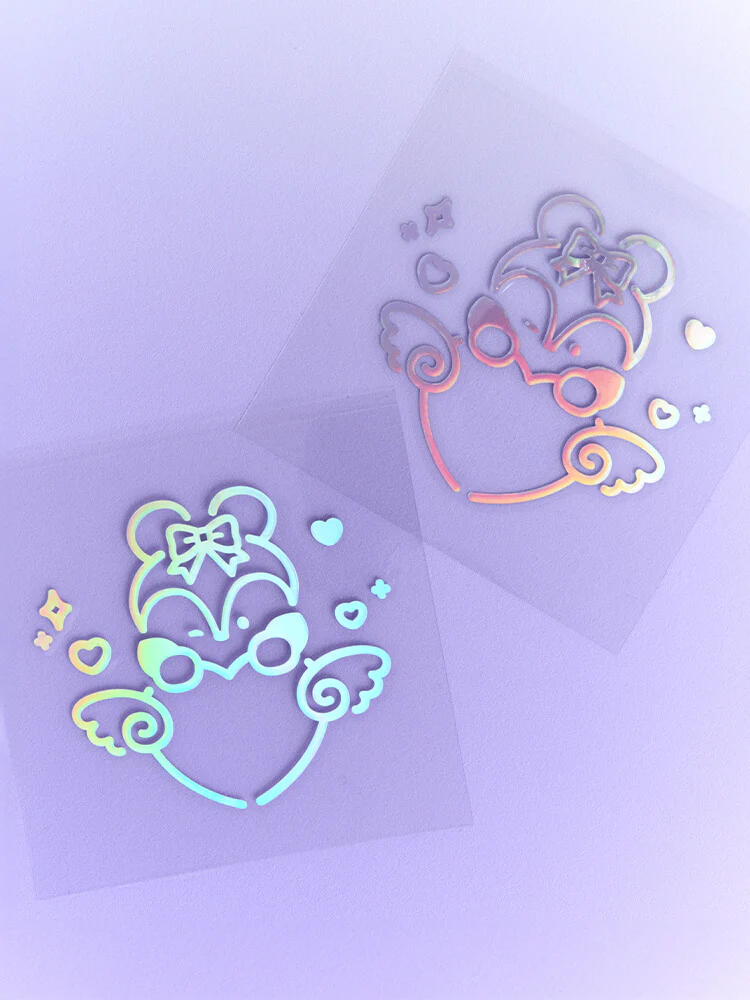BT21 minini Ribboned U Hologram Sticker - Image 13