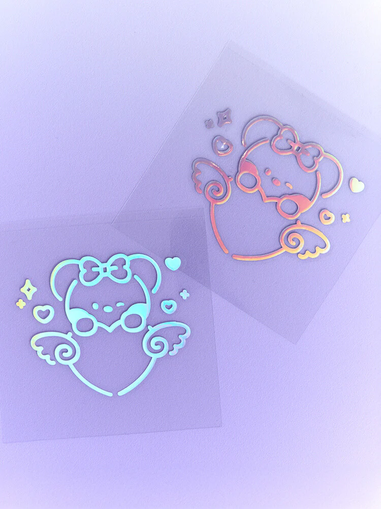 BT21 minini Ribboned U Hologram Sticker - Image 17
