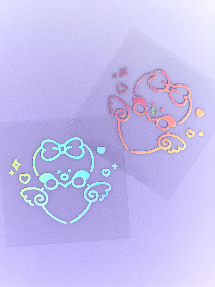BT21 minini Ribboned U Hologram Sticker - Image 5