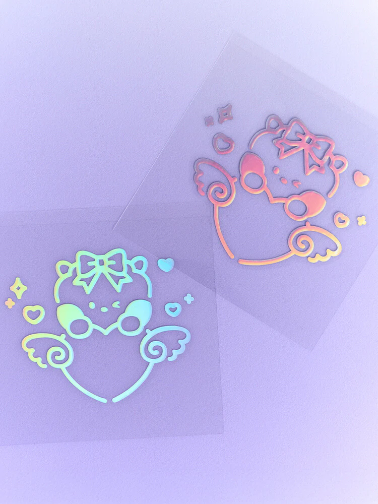 BT21 minini Ribboned U Hologram Sticker - Image 7