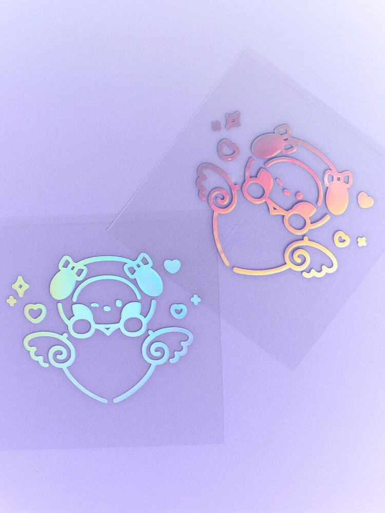 BT21 minini Ribboned U Hologram Sticker - Image 9