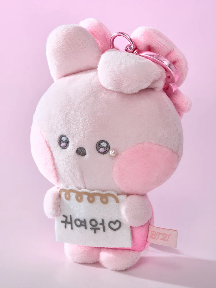 BT21 minini Ribboned U Message Book Plush Keyring - Image 16
