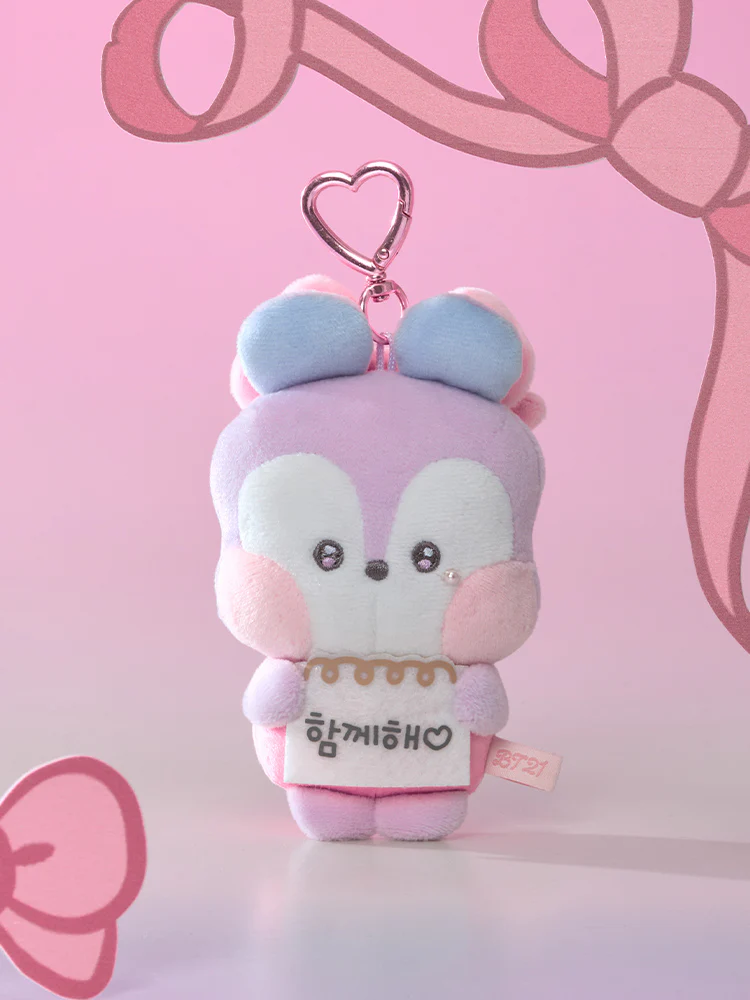 BT21 minini Ribboned U Message Book Plush Keyring - Image 18