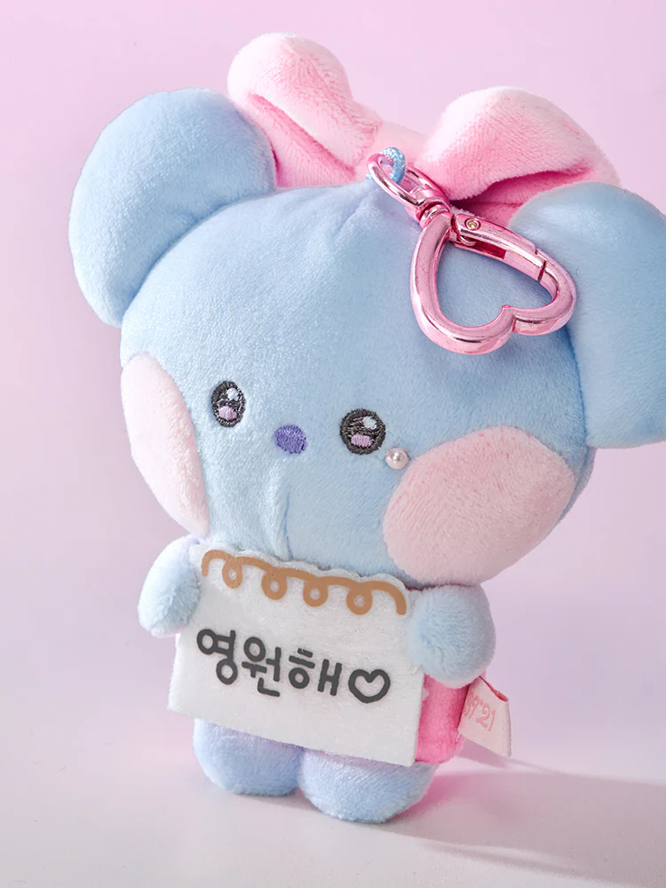 BT21 minini Ribboned U Message Book Plush Keyring - Image 28