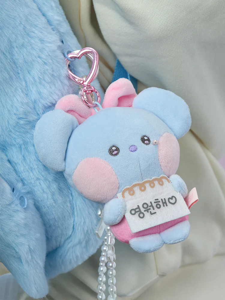 BT21 minini Ribboned U Message Book Plush Keyring - Image 29