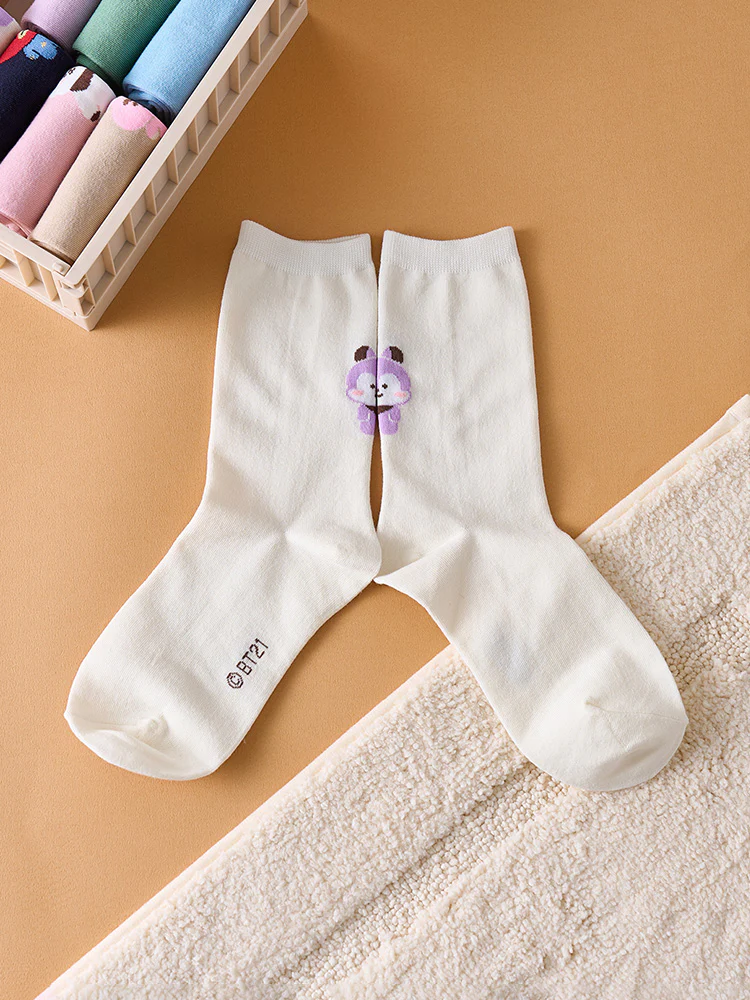 BT21 Basic Daily Jacquard Socks - Image 2