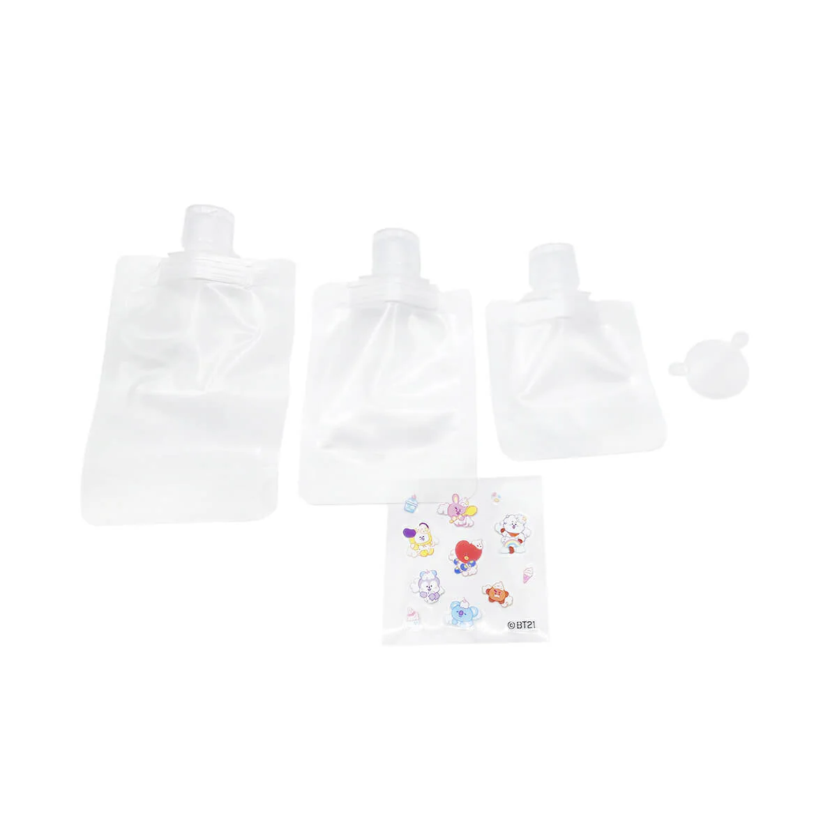 BT21 On the Cloud Toiletry Travel Pouch Set