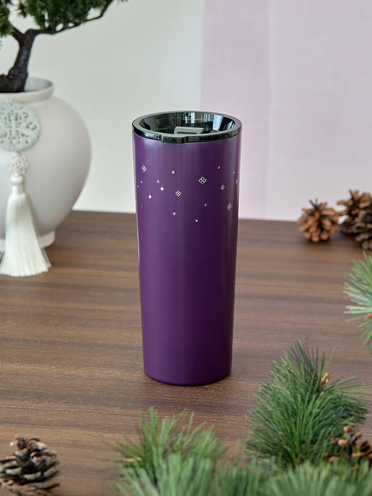 BT21 Premium K-Edition Mother-of-Pearl Graphic Tumbler (710ml) - Image 2