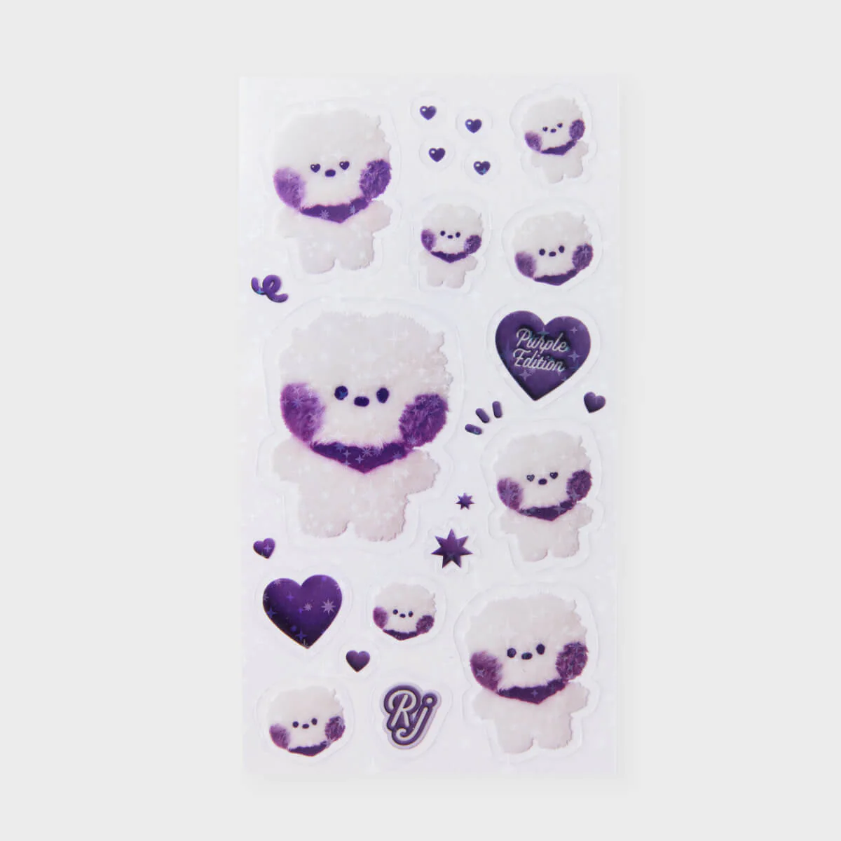 BT21 RJ minini Purple of Wish Stickers