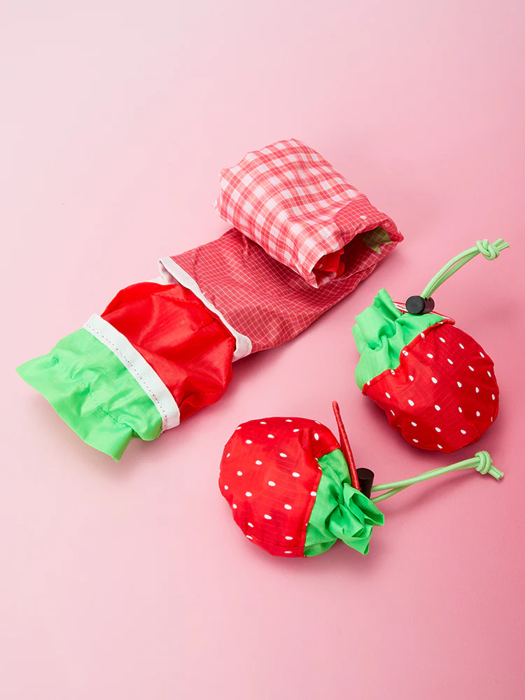 BT21 Strawberry Party Market Bag Pouch Set - Image 5