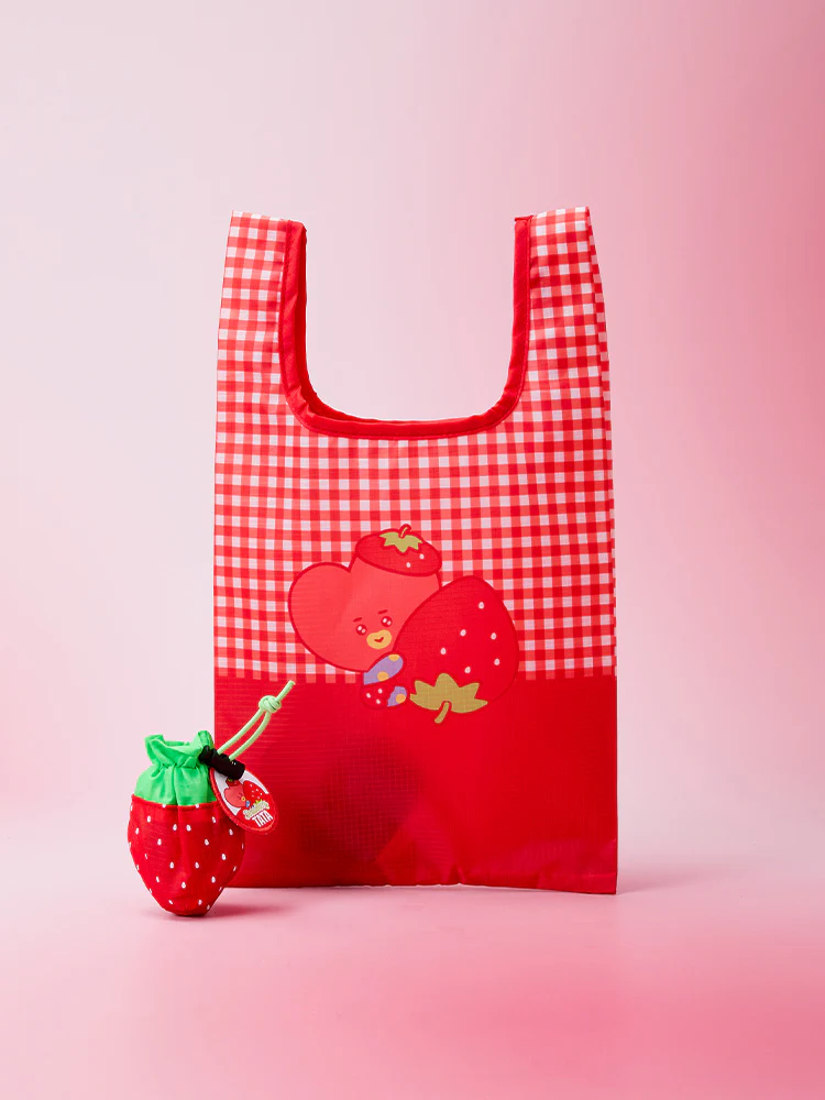 BT21 Strawberry Party Market Bag Pouch Set - Image 6