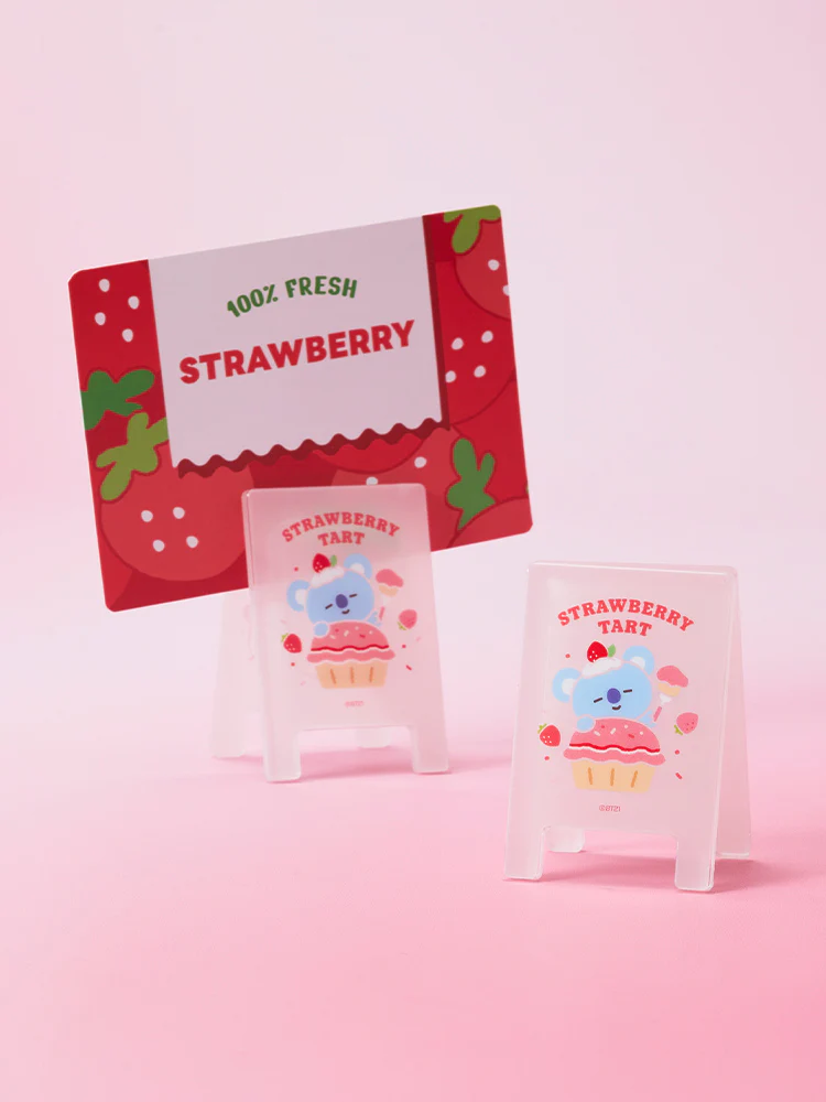 BT21 Strawberry Party Random Acrylic Clips (8 Types) - Image 10