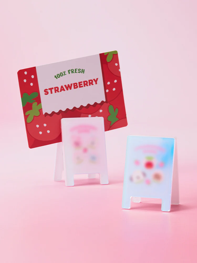 BT21 Strawberry Party Random Acrylic Clips (8 Types) - Image 3