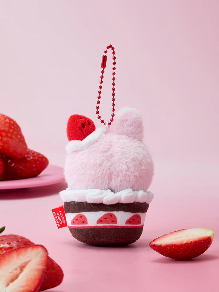 BT21 Strawberry Party Strawberry Tart Plush Keyring - Image 20