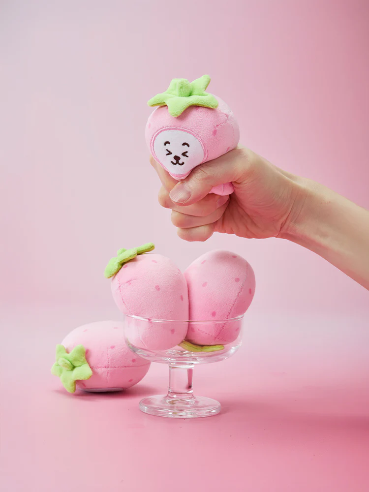 BT21 Strawberry Party Stress Ball Plush - Image 10
