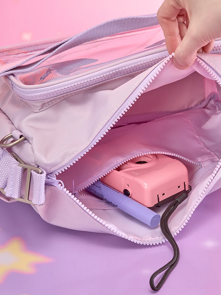BT21 The Journey Clear Pocket Multi Crossbody Bag - Image 5