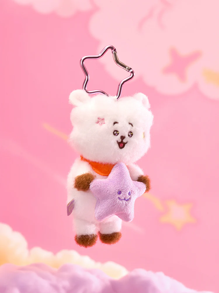 BT21 The Journey Purple Star Plush Keyring - Image 8