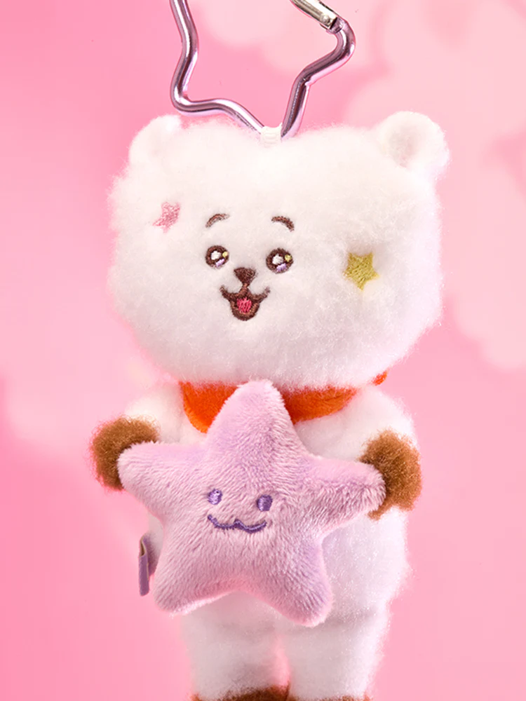 BT21 The Journey Purple Star Plush Keyring - Image 9