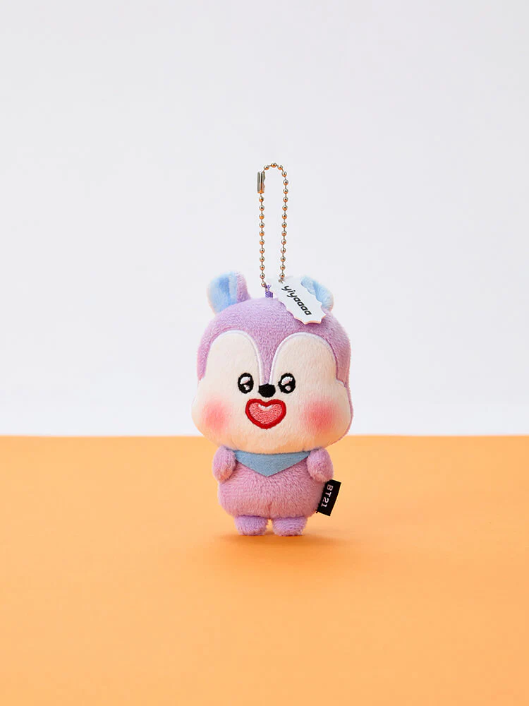 BT21 Today's Face Heartbeat Plush Keyring - Image 10