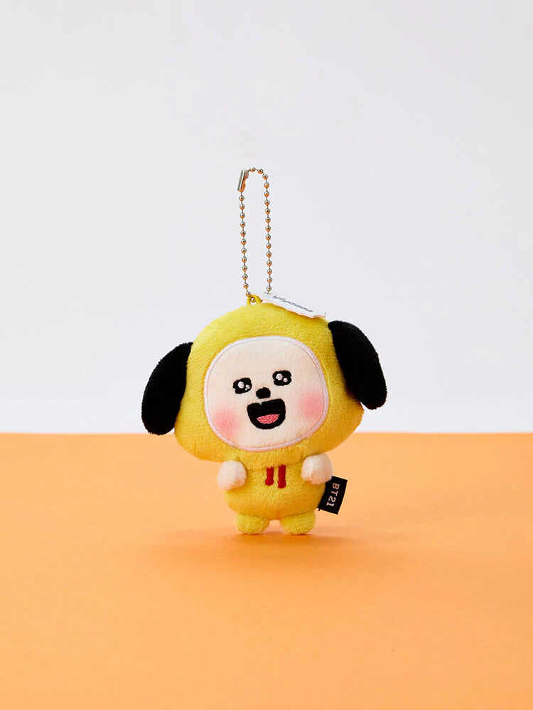 BT21 Today's Face Heartbeat Plush Keyring - Image 6