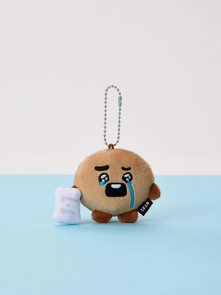 BT21 Today's Face Teardrop Plush Keyring - Image 12