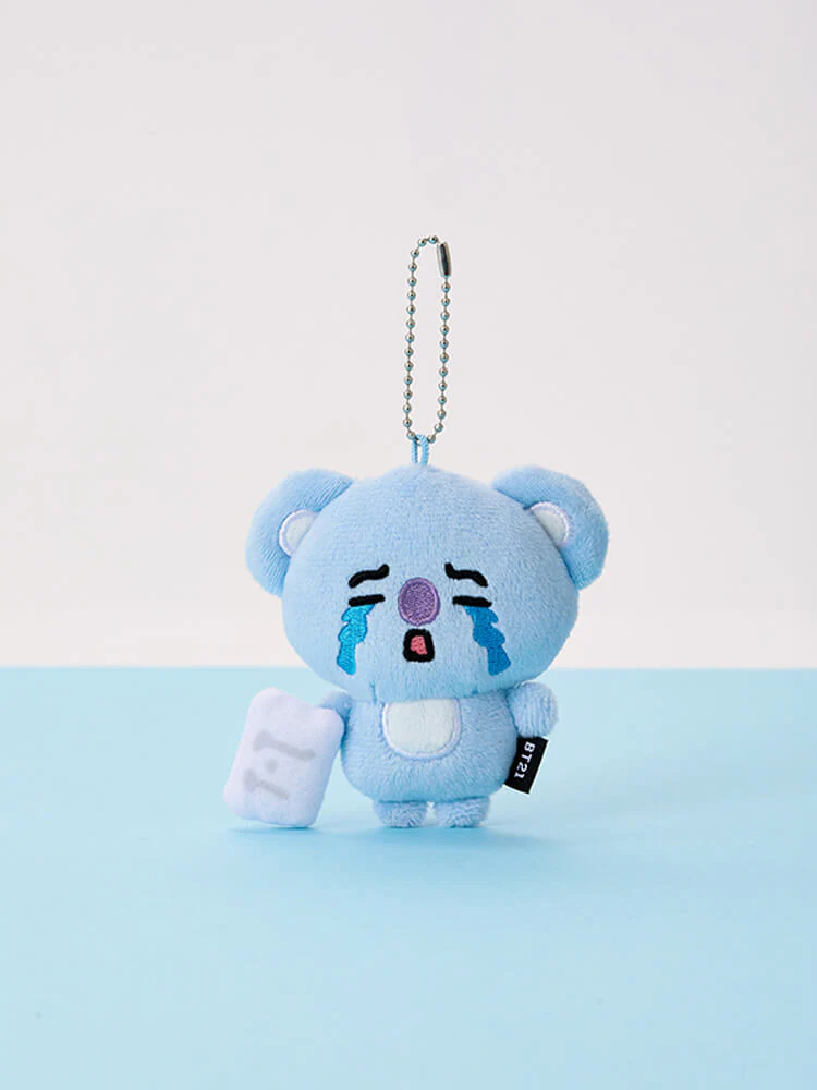 BT21 Today's Face Teardrop Plush Keyring - Image 14