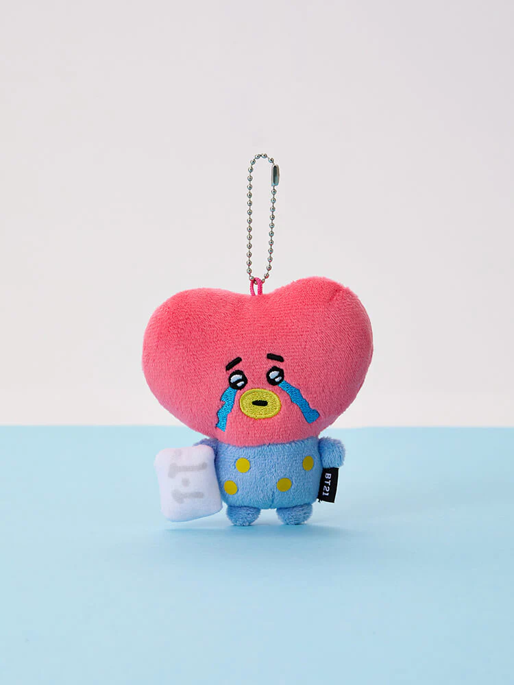 BT21 Today's Face Teardrop Plush Keyring - Image 2