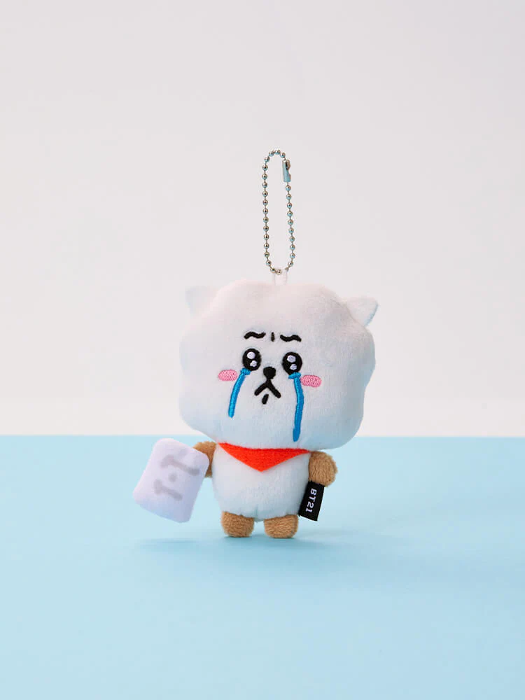 BT21 Today's Face Teardrop Plush Keyring - Image 4