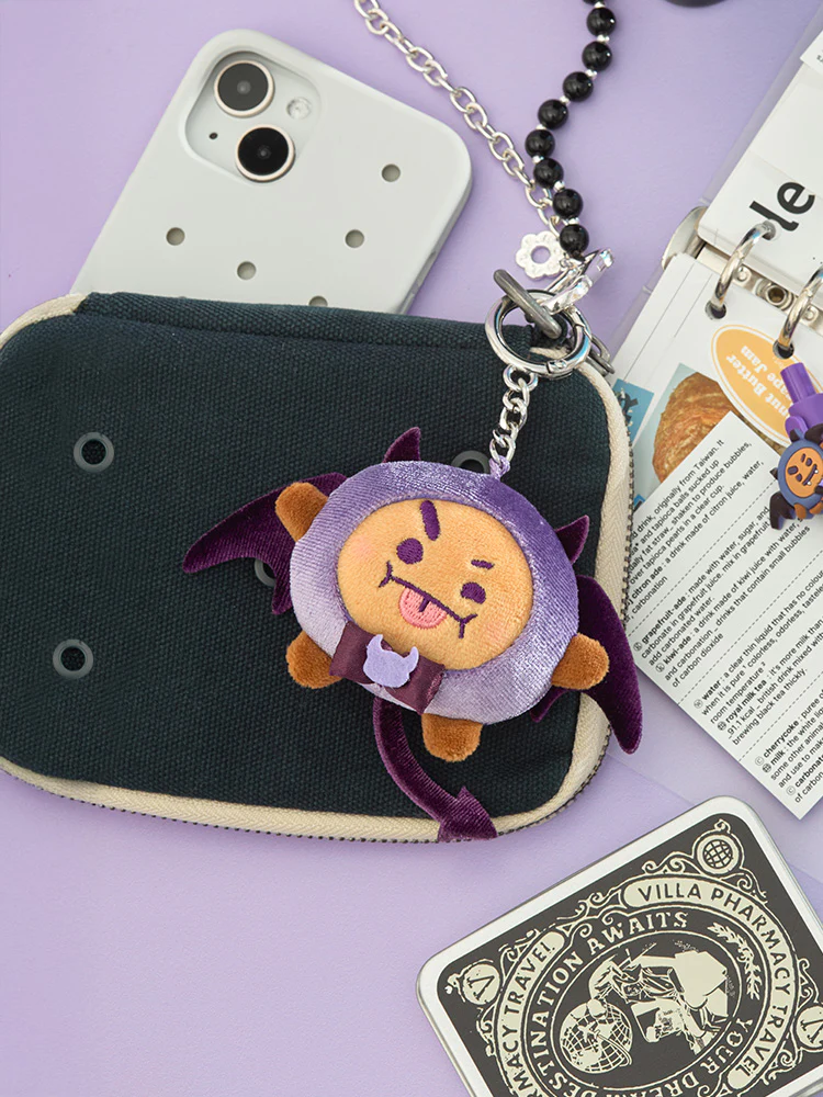 BT21 Angel & Villain Villain Plush Keyring - Image 5