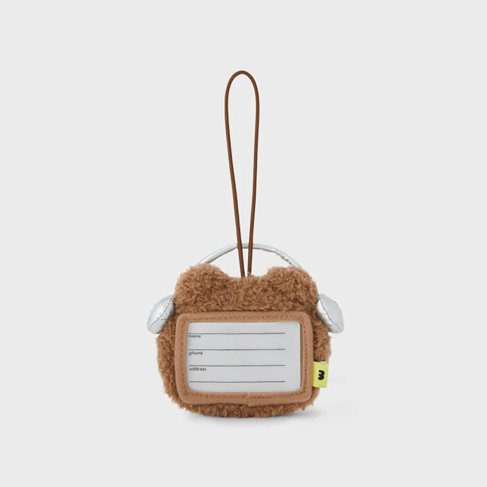 LINE FRIENDS bnini minini Adventure Nametag Keyring - Image 3
