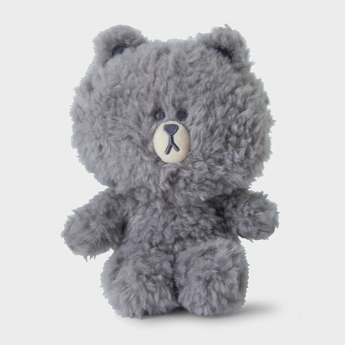 LINE FRIENDS BROWN Colored Mini Doll Gray