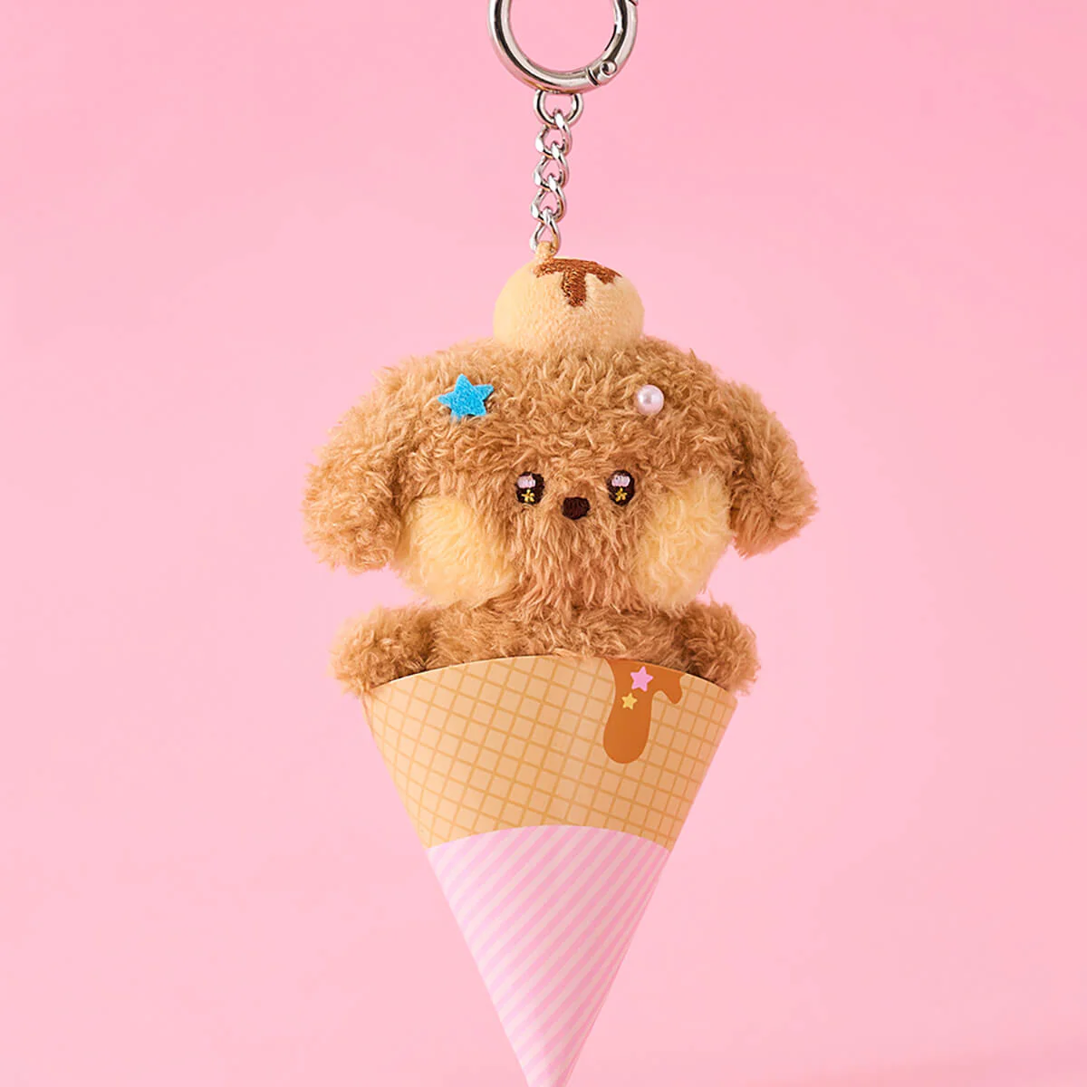 LINE FRIENDS mini minini choconi Ice Cream Keyring