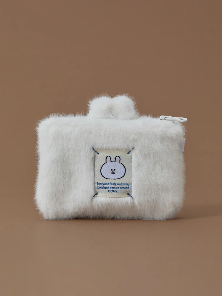 LINE FRIENDS HUG BROWN 3 Card Case - Image 7