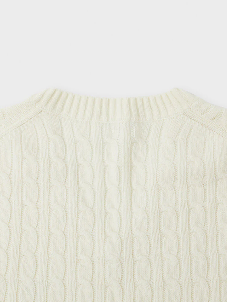 LINE FRIENDS Made by BROWN Knit Vest Ivory - Image 5