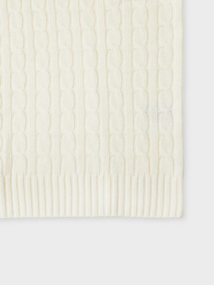 LINE FRIENDS Made by BROWN Knit Vest Ivory - Image 7