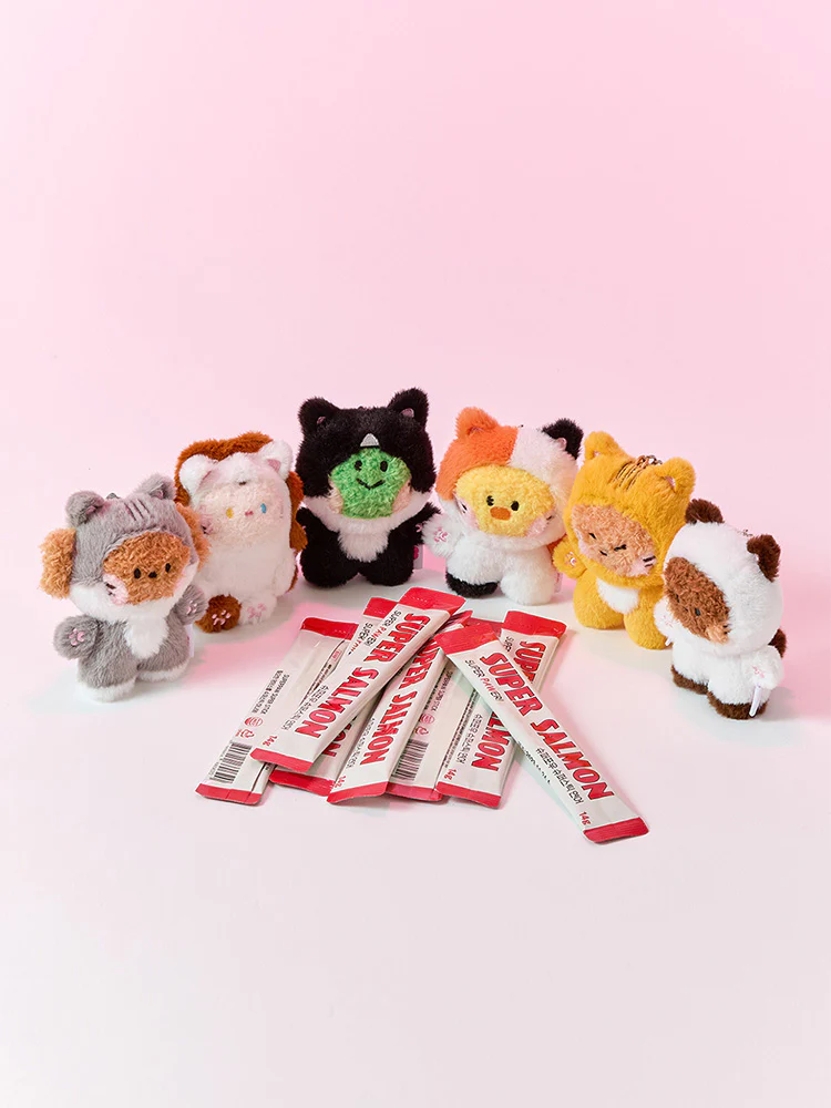 LINE FRIENDS mini minini catnini Plush Keyring