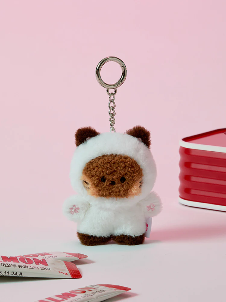 LINE FRIENDS mini minini catnini Plush Keyring - Image 11